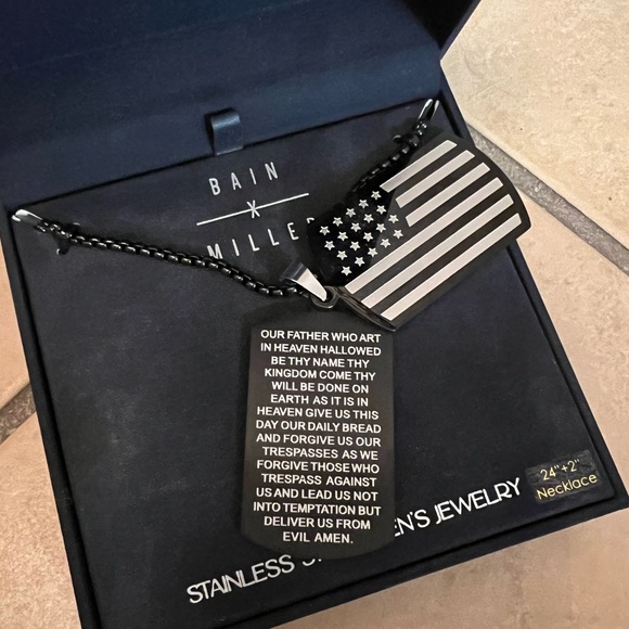 ⚡️Bain x Miller Men's Dog Tag Necklace - Picture 4 of 5